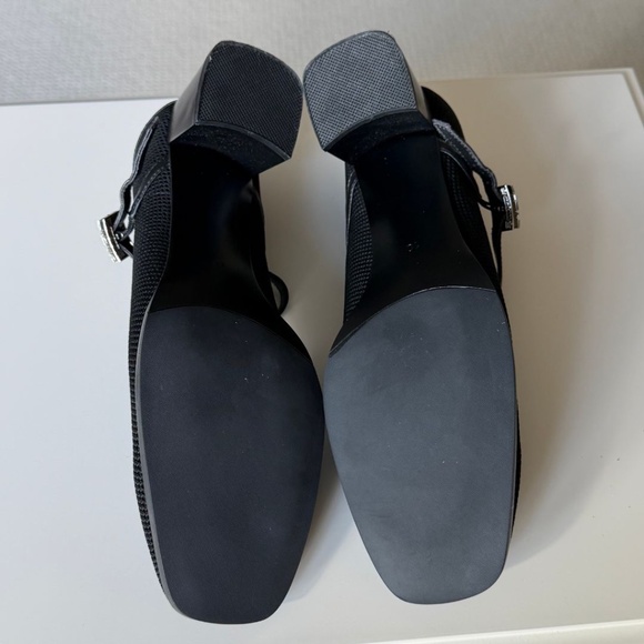 Cosy Island Black Mary Jane Shoes With Rhinestone Buckle Size 10 NWT With Box - Picture 6 of 7